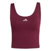adidas 3-Streifen Studio All Me Tanktop, Funktionstank Damen - Maroon