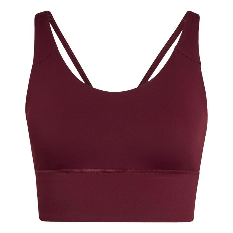 adidas adidas 3-Streifen Studio All Me Light Support BH Damen - Maroon - 0 | SportScheck