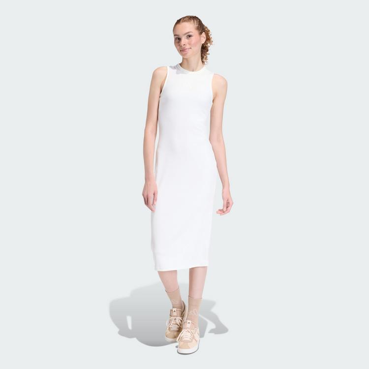adidas adidas ALL SZN RIB KLEID Kleid Damen - Off White - 0 | SportScheck