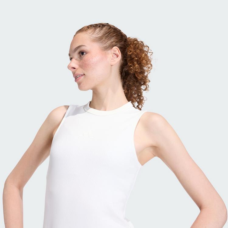 adidas adidas ALL SZN RIB KLEID Kleid Damen - Off White - 0 | SportScheck