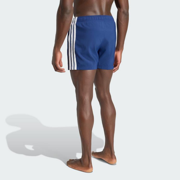 adidas adidas 3-STREIFEN 5-INCH BADESHORTS Badehose Herren - Dark Blue / Pure Ruby - 1 | SportScheck