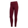 adidas 3-Streifen Studio All Me 7/8 X-Over Tights Damen - Maroon