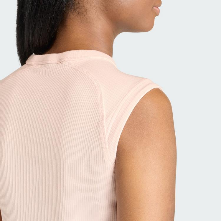 adidas adidas ALL SZN RIB TANKTOP Croptop Damen - Blush Pink - 0 | SportScheck