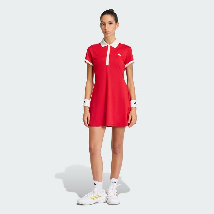 adidas adidas TENNIS CLASSICS KLEID Tenniskleid Damen - Power Red - 0 | SportScheck