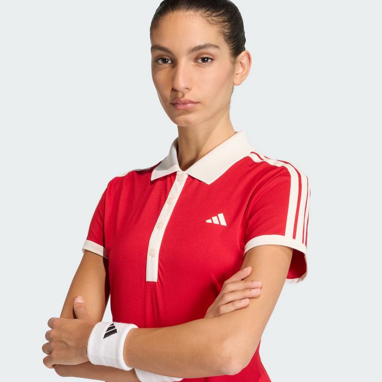 adidas adidas TENNIS CLASSICS KLEID Tenniskleid Damen - Power Red - 0 | SportScheck