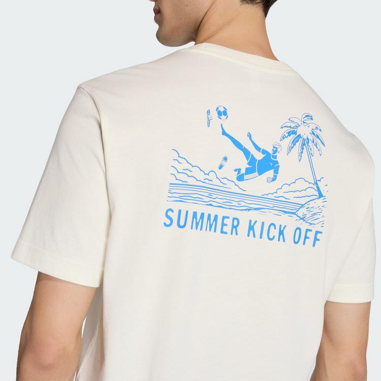 adidas adidas SUMMER&nbsp;SLIDES&nbsp;SPORT GRAFIK-T-SHIRT T-Shirt Herren - Off White - 1 | SportScheck