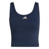 adidas 3-Streifen Studio All Me Tanktop, Funktionstank Damen - Legend Ink