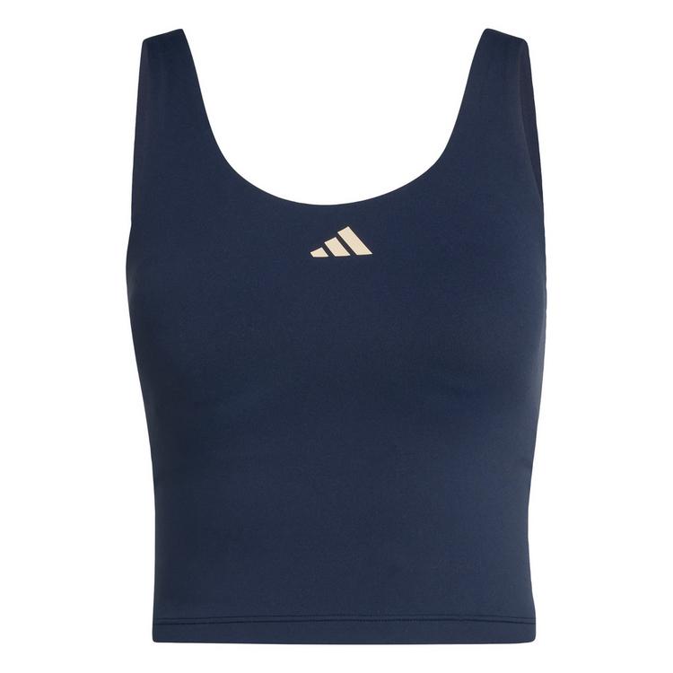 adidas adidas 3-Streifen Studio All Me Tanktop, Funktionstank Damen - Legend Ink - 0 | SportScheck