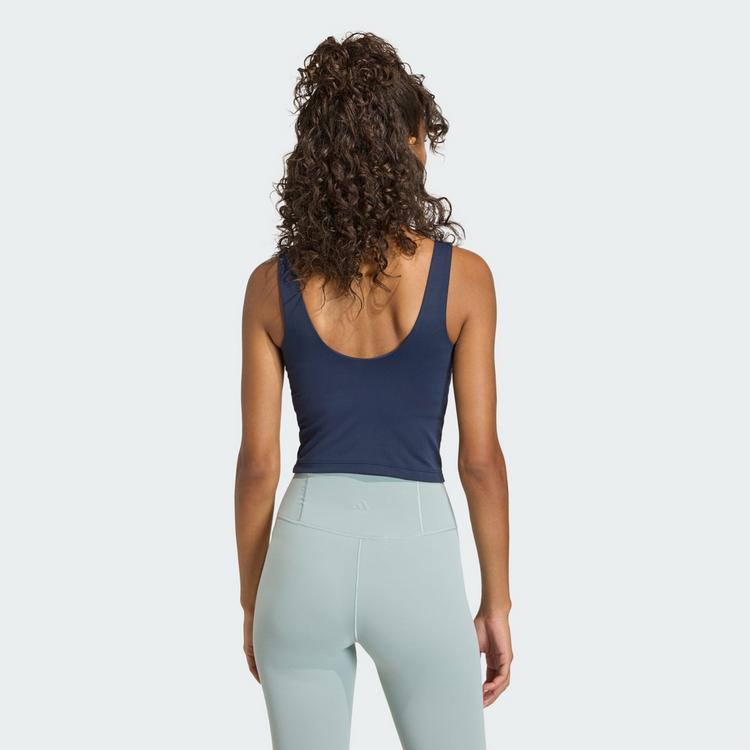 adidas adidas 3-Streifen Studio All Me Tanktop, Funktionstank Damen - Legend Ink - 1 | SportScheck