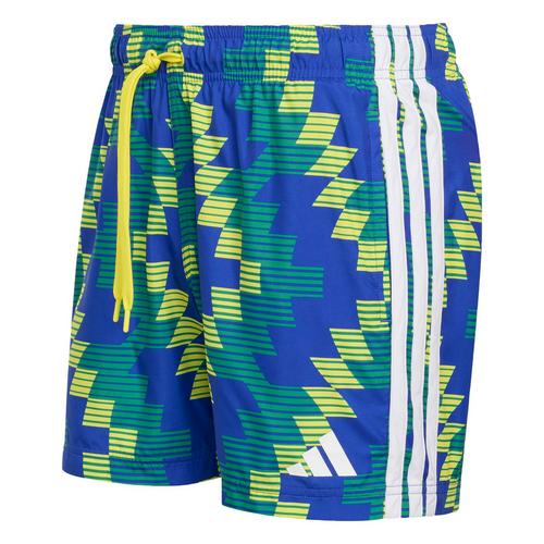 adidas FOOTBALL-INSPIRED GRAPHIC BADESHORTS 5 Badehose Herren