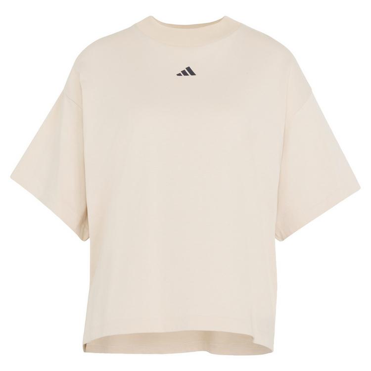 adidas adidas 3 STRIPES STUDIO BOYFRIEND T-SHIRT T-Shirt Damen - Crystal Linen - 0 | SportScheck