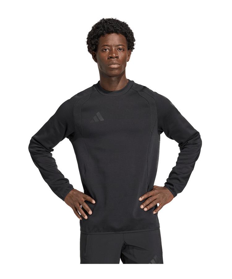 adidas adidas Tiro Travel Sweatshirt Funktionssweatshirt Herren - schwarzschwarz - 0 | SportScheck