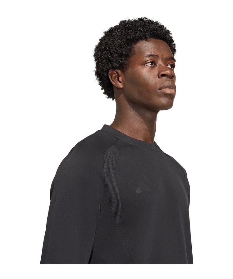 adidas adidas Tiro Travel Sweatshirt Funktionssweatshirt Herren - schwarzschwarz - 1 | SportScheck