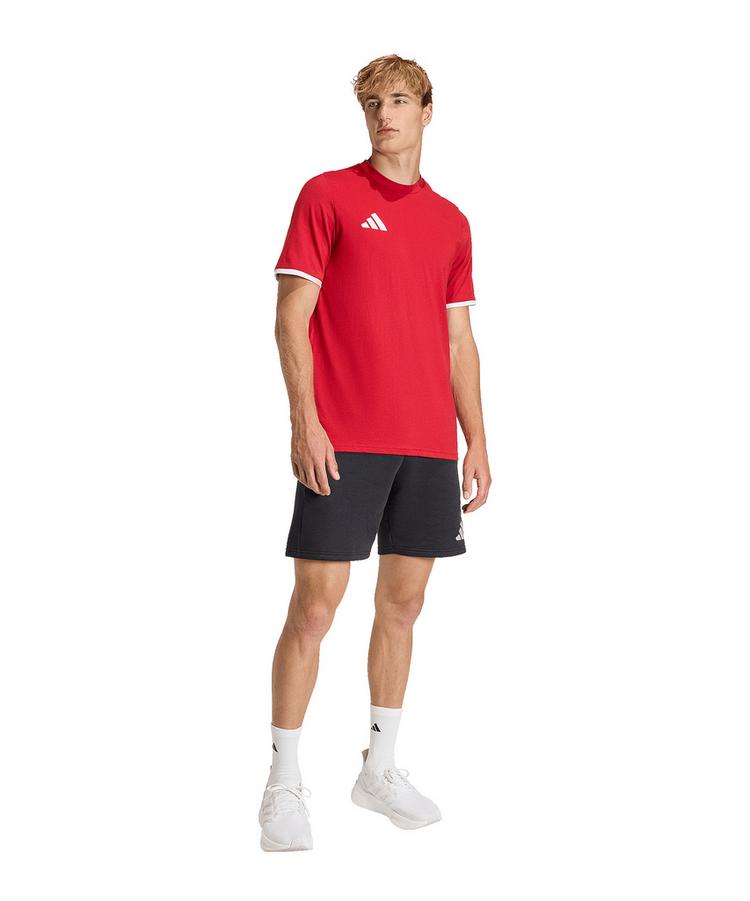 adidas adidas Entrada 26 T-Shirt Wei&szlig; Funktionsshirt Herren - rotweiss - 0 | SportScheck