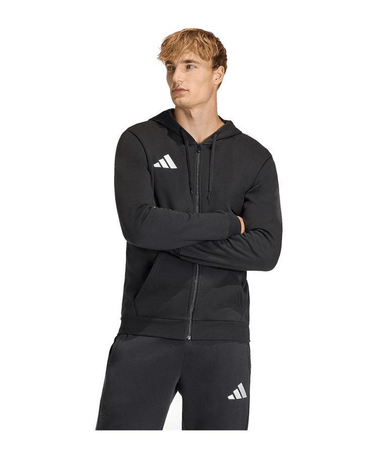 adidas adidas Entrada 26 Kapuzenjacke Trainingsjacke Herren - schwarzweiss - 0 | SportScheck