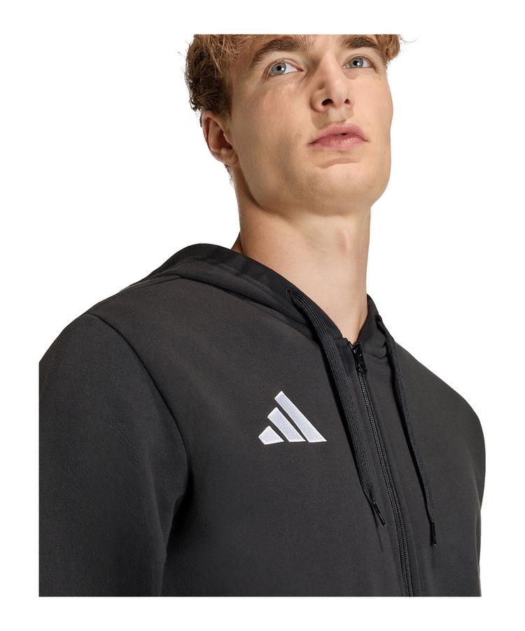 adidas adidas Entrada 26 Kapuzenjacke Trainingsjacke Herren - schwarzweiss - 2 | SportScheck