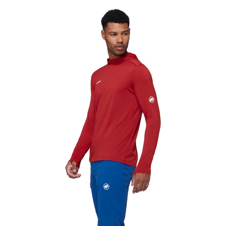 Mammut Mammut Selun Sun FL Hooded Langarmshirt Herren - dark mammut red - 2 | SportScheck
