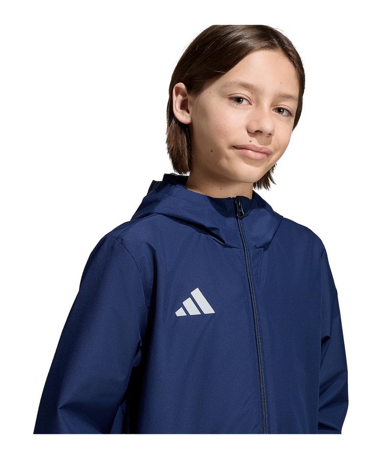 adidas adidas Entrada 26 Regenjacke Kids Trainingsjacke Kinder - blauweiss - 0 | SportScheck