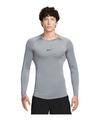 Nike Pro Dri-Fit Training T-Shirt Laufshirt Herren - grauschwarz