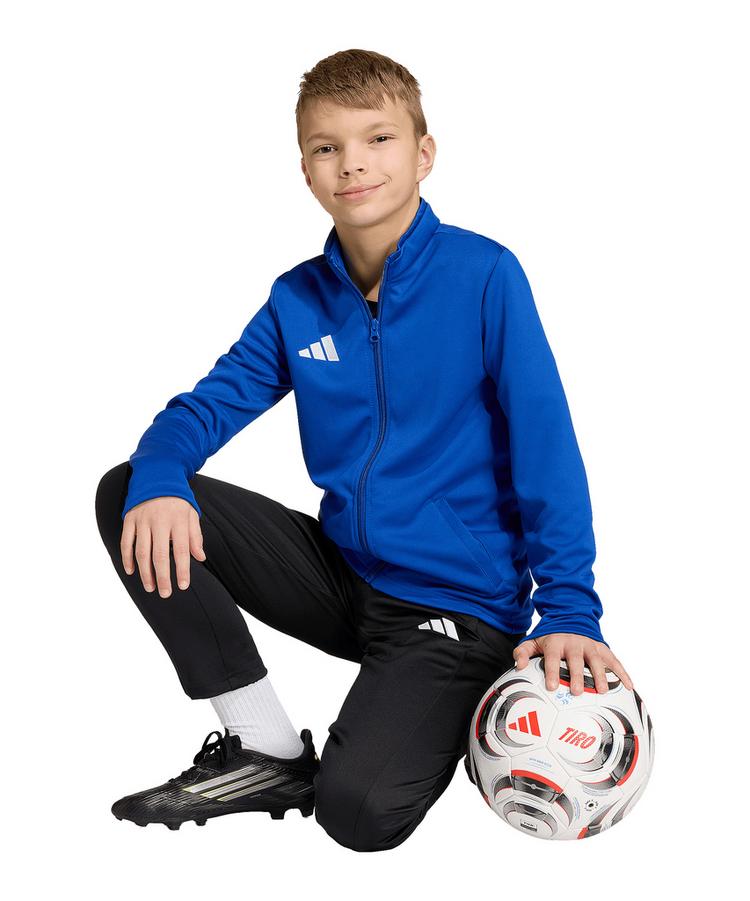 adidas adidas Entrada 26 Trainingsjacke Kids Dunkel Trainingsjacke Kinder - blauweiss - 1 | SportScheck