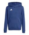 adidas Entrada 26 Hoody Kids Funktionssweatshirt Kinder - blauweiss