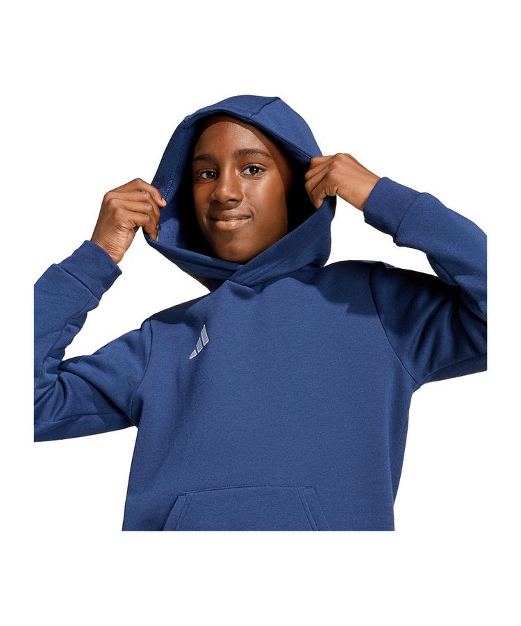 adidas adidas Entrada 26 Hoody Kids Funktionssweatshirt Kinder - blauweiss - 0 | SportScheck