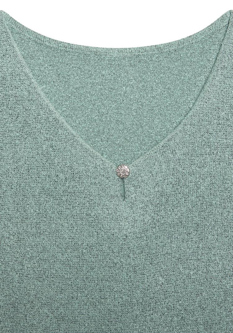 Lascana Lascana 3/4-Arm-Shirt Longshirt Damen - mint - 1 | SportScheck