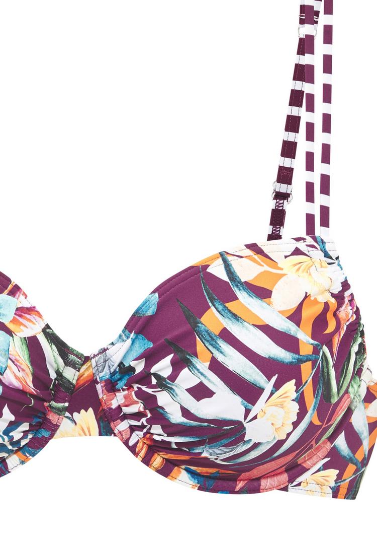 VENICE BEACH VENICE BEACH B&uuml;gel-Bikini-Top Bikini Oberteil Damen - bordeaux - 0 | SportScheck