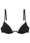 Lascana B&uuml;gel-Bikini-Top Bikini Oberteil Damen - schwarz-creme