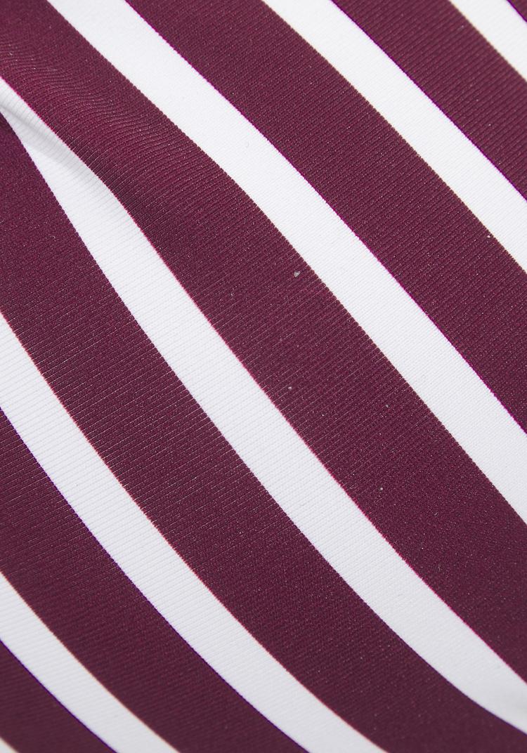 VENICE BEACH VENICE BEACH B&uuml;gel-Bikini-Top Bikini Oberteil Damen - bordeaux - wei&szlig; - 1 | SportScheck