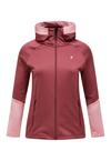 Peak Performance Fleecejacke Damen - rotviolett
