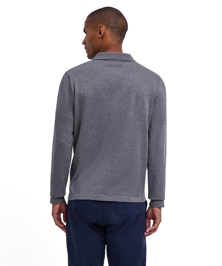 Falke Falke Cotton Polo LS Poloshirt Herren - light greymel. (3390) - 0 | SportScheck