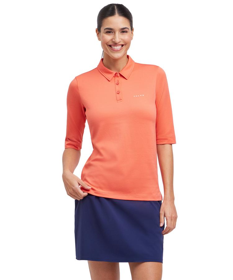 Falke Falke GO Poloshirt Poloshirt Damen - coral (8017) - 0 | SportScheck