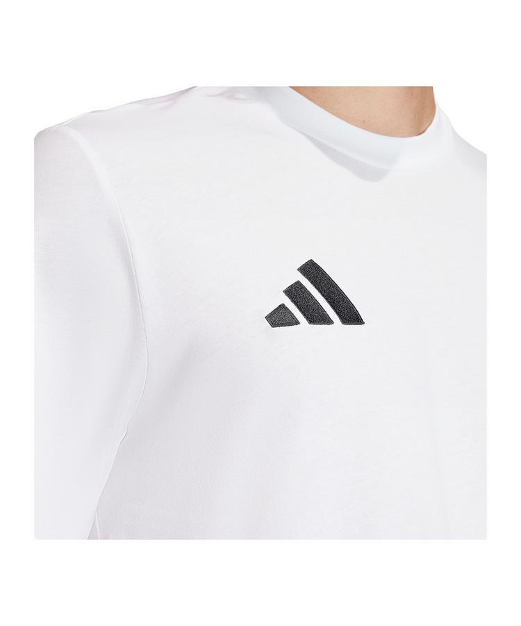 adidas adidas Entrada 26 T-Shirt Wei&szlig; Funktionsshirt Herren - weissschwarz - 1 | SportScheck