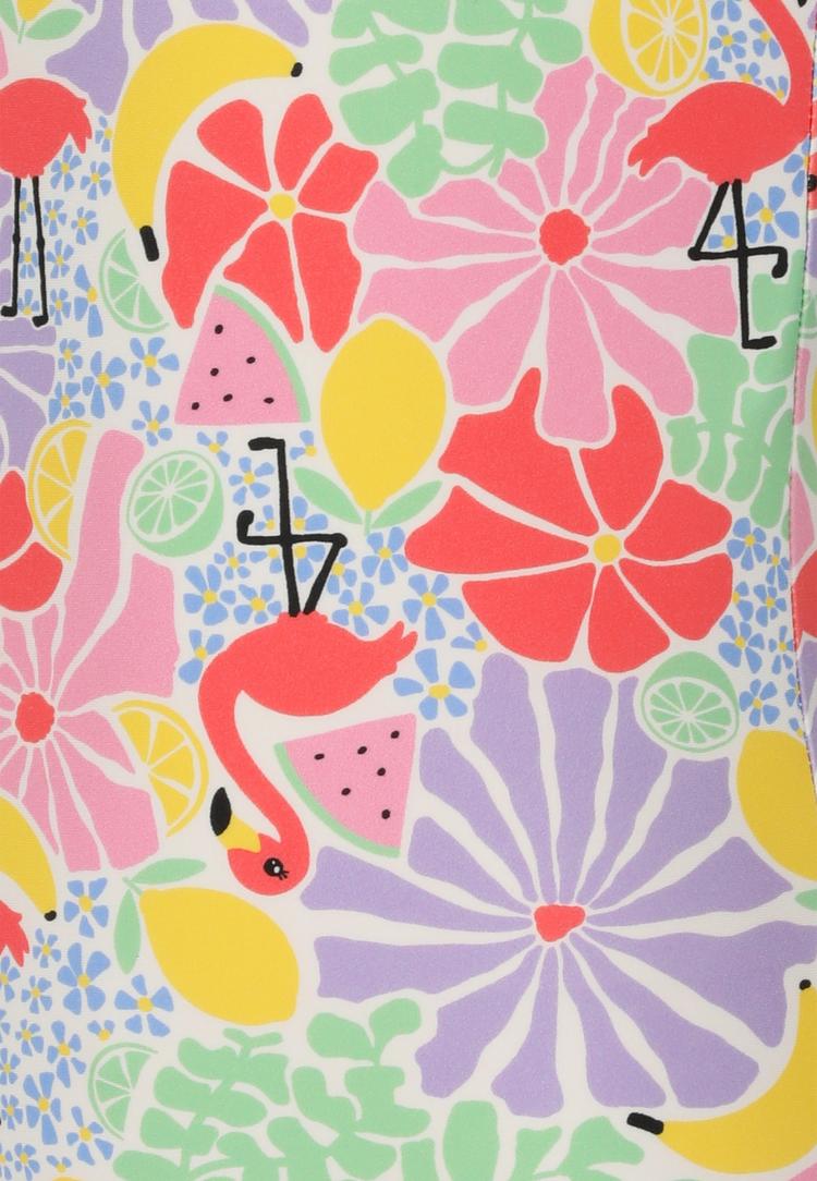 ZigZag ZigZag Carly Badeanzug M&auml;dchen - Print 3788 Flamingo - 2 | SportScheck