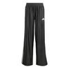 adidas SEASONALS GLAM WIDE LEG HOSE Stoffhose Kinder - Black / Silver Metallic