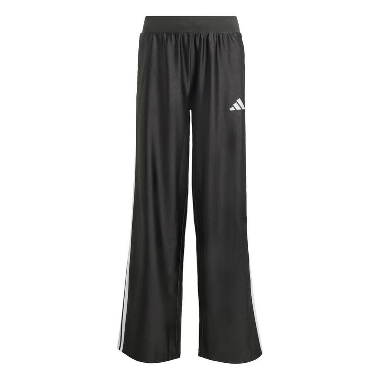 adidas adidas SEASONALS GLAM WIDE LEG HOSE Stoffhose Kinder - Black / Silver Metallic - 0 | SportScheck