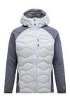 Peak Performance M Helium Down Hybrid Hood Trainingsjacke Herren - HELLGR:LIGHT GREY