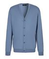 Falke Merino X-Fine Cardigan Strickpullover Herren - sky blue (6876)
