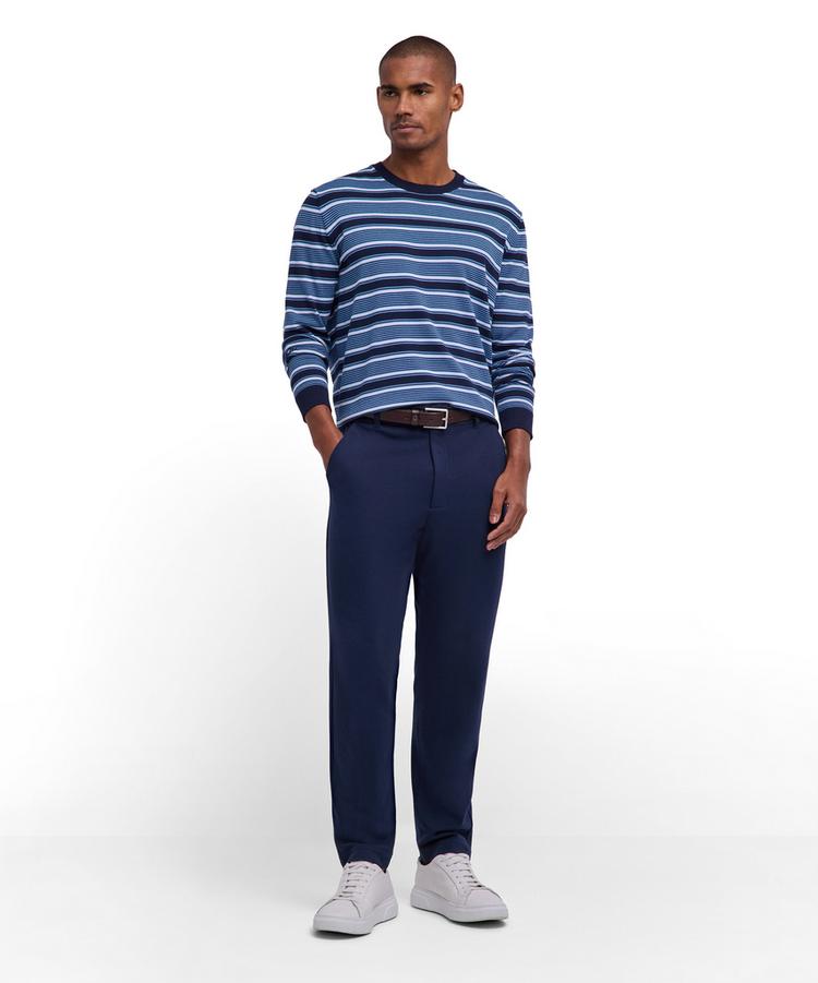 Falke Falke Cotton Crew Neck Strickpullover Herren - dark navy (6374) - 1 | SportScheck