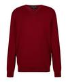 Falke Merino X-Fine V-Neck Strickpullover Herren - red velvet (8264)