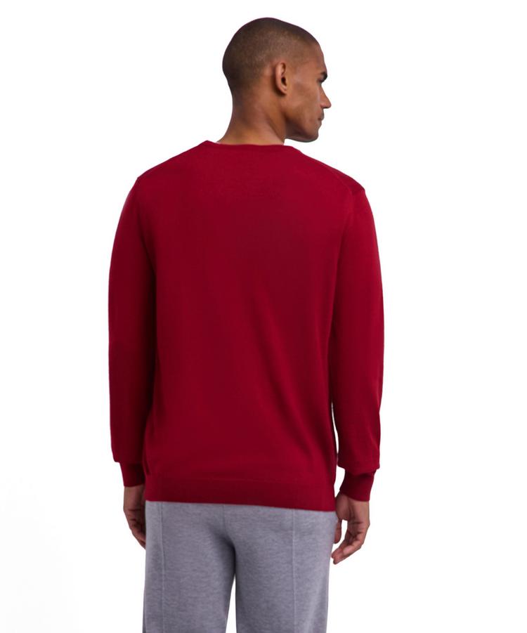 Falke Falke Merino X-Fine V-Neck Strickpullover Herren - red velvet (8264) - 0 | SportScheck