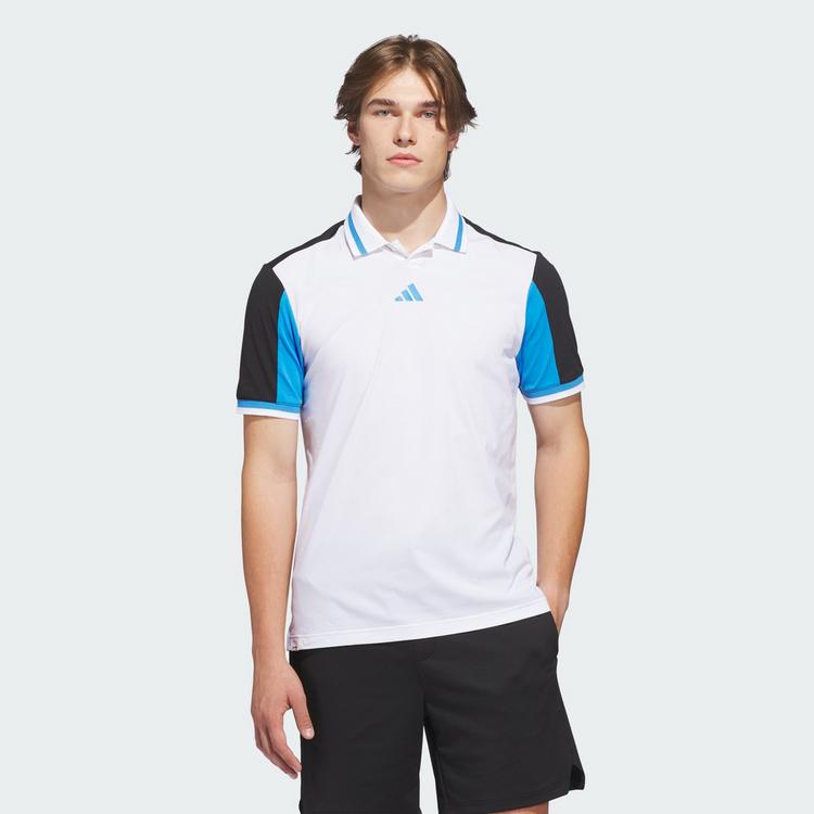 adidas adidas BEYOND VENT TWISTKNIT POLOSHIRT Funktionsshirt Herren - White / Black - 0 | SportScheck