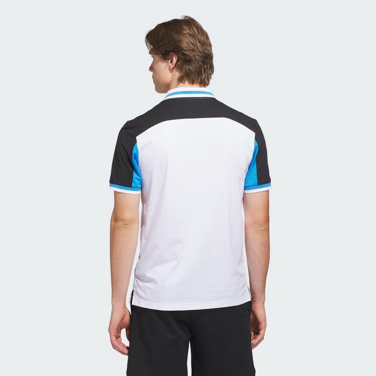 adidas adidas BEYOND VENT TWISTKNIT POLOSHIRT Funktionsshirt Herren - White / Black - 1 | SportScheck