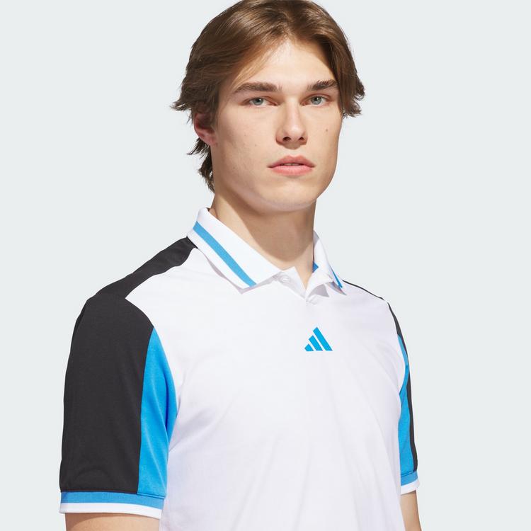 adidas adidas BEYOND VENT TWISTKNIT POLOSHIRT Funktionsshirt Herren - White / Black - 0 | SportScheck