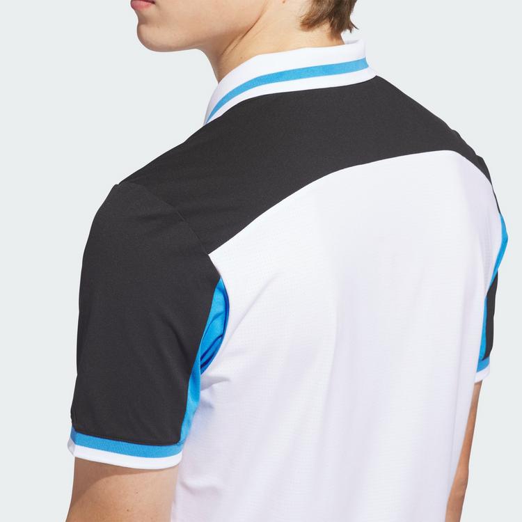 adidas adidas BEYOND VENT TWISTKNIT POLOSHIRT Funktionsshirt Herren - White / Black - 1 | SportScheck