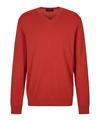 Falke Cotton V-Neck Strickpullover Herren - rust (8404)