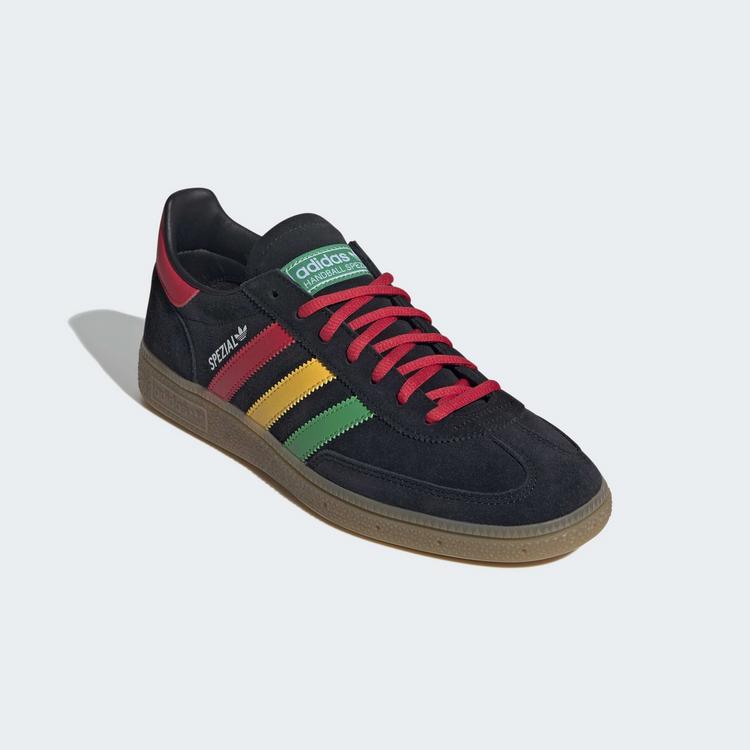 adidas adidas Jamaika&nbsp;Handball&nbsp;Spezial&nbsp;Schuh Sneaker - Core Black / Pure Ruby / Bold Gold - 6 | SportScheck
