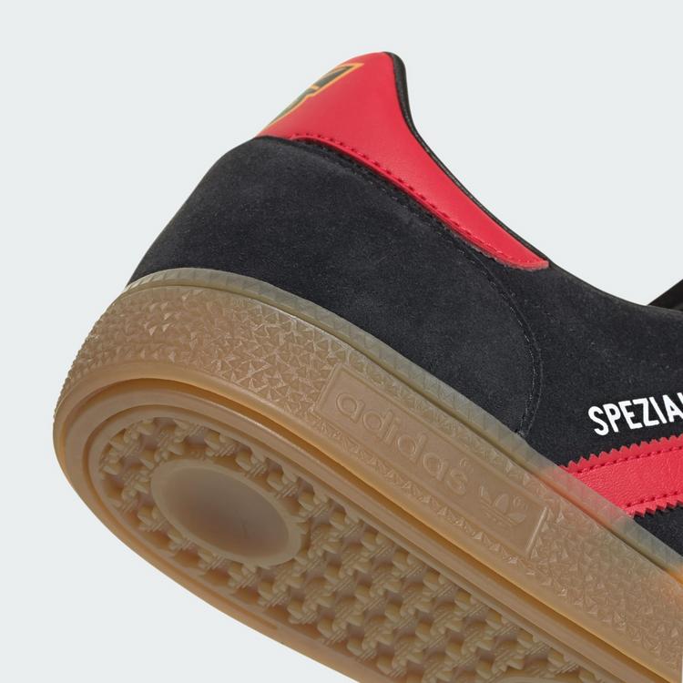 adidas adidas Jamaika&nbsp;Handball&nbsp;Spezial&nbsp;Schuh Sneaker - Core Black / Pure Ruby / Bold Gold - 14 | SportScheck