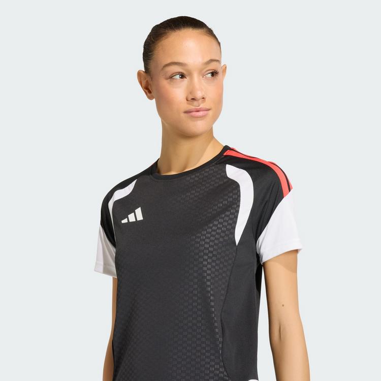 adidas adidas Tiro 26 Competition Trainingstrikot Trikot Damen - Black / Semi Lucid Red - 1 | SportScheck